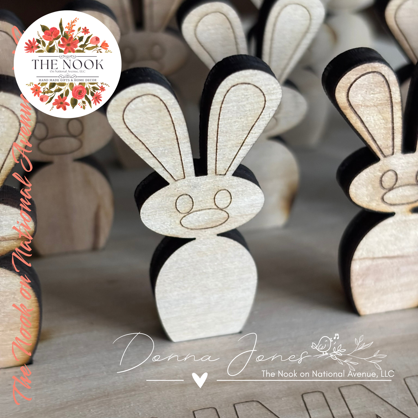 Engraved Bunny Hop Peg Game